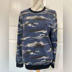 Eleven Paris Small Blue Camo Sweatshirt